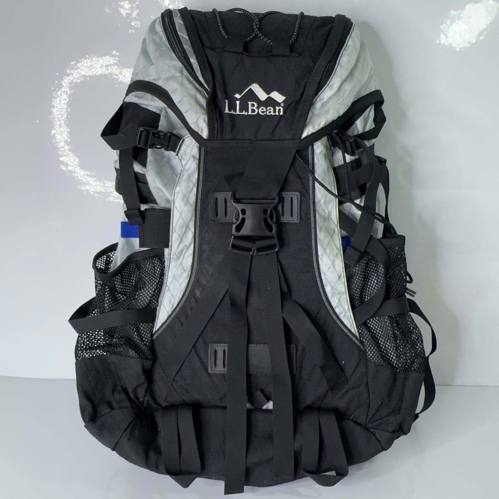 L.L.Bean Bigelow H2O 35L Hiking Backpack Large Internal Frame Black Gray Hike